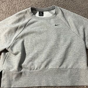 Grey nike crewneck